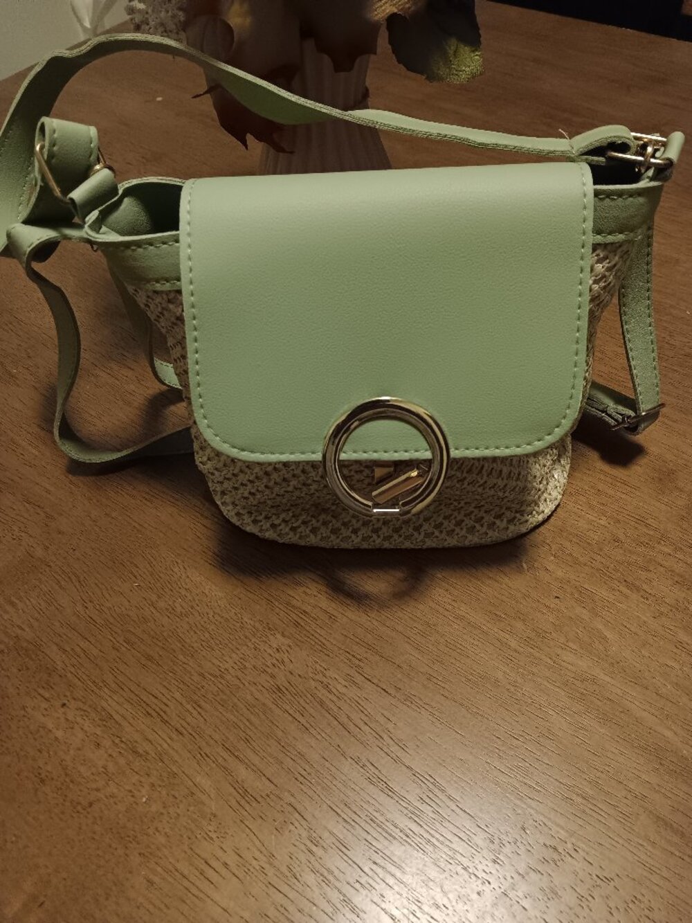 Small woven handbag